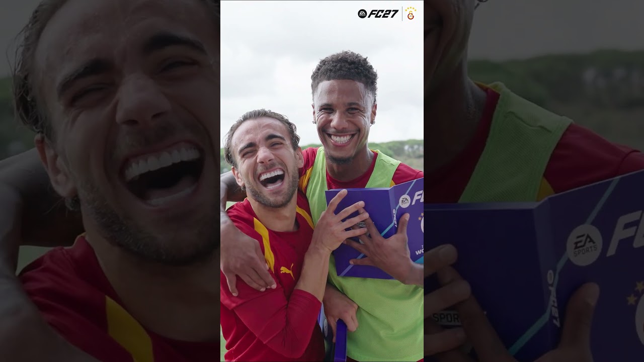 Galatasaraylı futbolcuların FC27 reytinglerine verdiği tepkiler