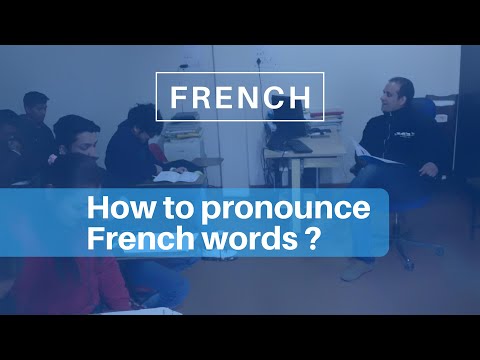 How to pronounce French words ?