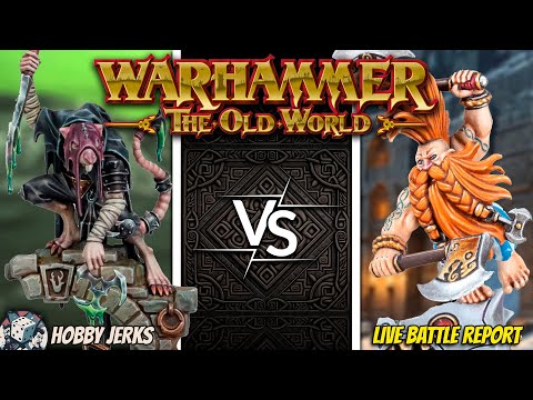 Skaven vs Dwarfs | Warhammer The Old World (Live Battle Report)