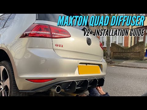 Golf MK7 GTI: Quad Maxton Rear Diffuser (V2) Installation || Mk7 GTI Mods