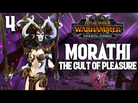 Mazdamundi and Questing - Morathi #4 Cult of Pleasure - Immortal Empires - Total War: Warhammer 3