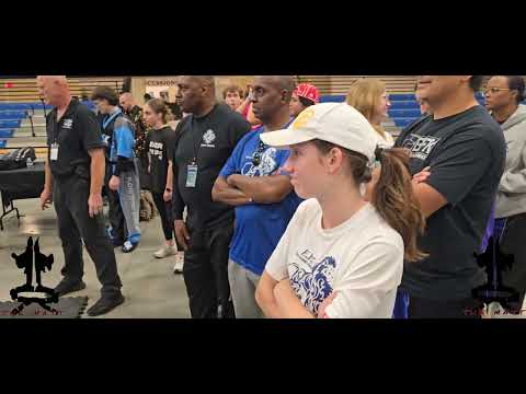Justice Floyd clashes with Kevin Walker at Queen City Nationals 2024. #sportkarate