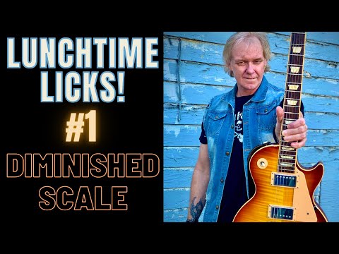 Jeff Marshall's LUNCHTIME LICKS #1 - Diminished Scale - Guitar Lesson