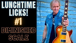 Jeff Marshall's LUNCHTIME LICKS #1 - Diminished Scale - Guitar Lesson