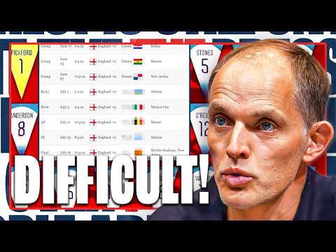 England’s Tricky Route to the World Cup Final.