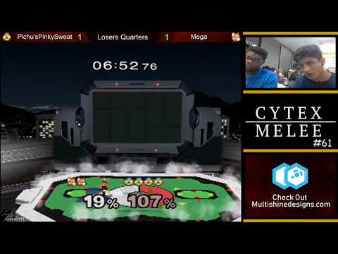Cytex Melee Weekly #61 Mega vs Pichu's Pinky Sweat | Losers Quarters
