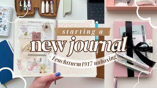 How I Start a ✨ New Journal ✨, Leuchtturm1917 Unboxing & Lots of First Journal P
