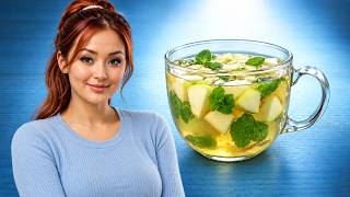 Simple Apple, Date, Ginger & Mint Drink with Honey 🍎🌿🍯