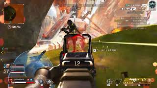 APEX AIMとキャラコンが徐々に上達していくクリップ