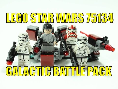 LEGO STAR WARS GALACTIC EMPIRE BATTLE PACK 75134 UNBOXING & REVIEW Video