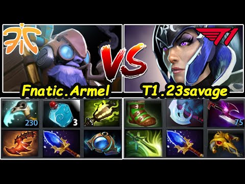 Fnatic.Armel Tinker vs T1.23savage Luna - SEA Class-S Battle Dota 2 pro gameplay