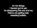 Megadeth-Sweating Bullets With Lyrics.