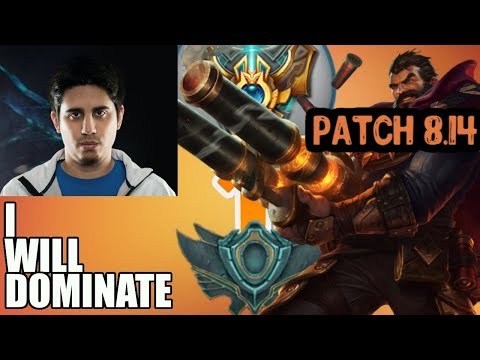 UNRANKED to CHALLENGER | IWillDominate | GRAVES vs GRAGAS | GRAVES Jungle | Patch 8.14