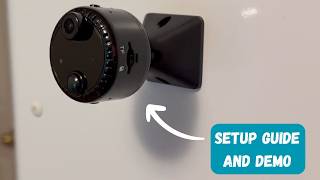 VIDCASTIVE 4K Mini Hidden Camera | Wireless Indoor Security Camera  | Setup and Live Demo