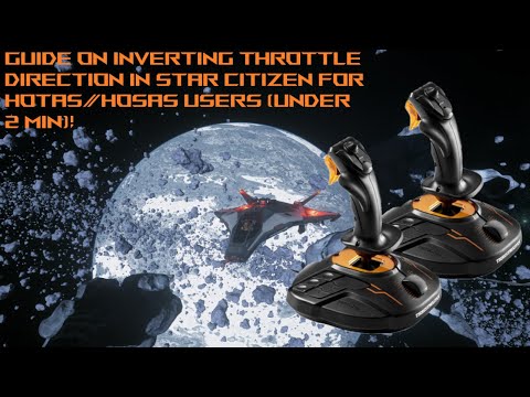 Guide: How To Invert  Your Throttle Direction For HOSAS/HOTAS Users - In Under 2 Min!