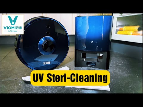 Xiaomi VIOMI S9 UV Demonstration: First UV robot vacuum (self emptying)