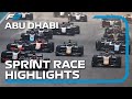 F2 Sprint Race Highlights | 2022 Abu Dhabi Grand Prix