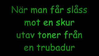Magnus Uggla - Trubaduren with Lyrics,Text.wmv