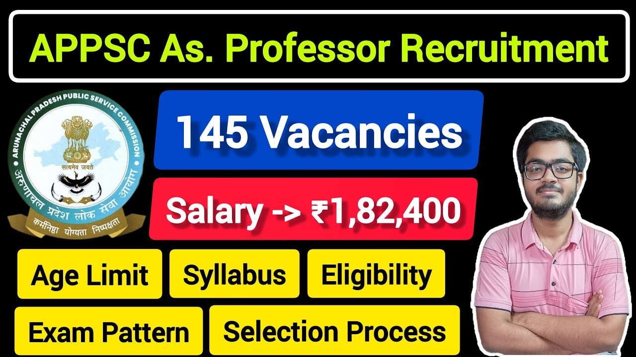 APPSC Assistant Professor Recruitment 2026 || 145 Vacancy || Apply Online || #govtjobs2026 #viral