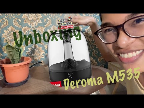 unboxing my new air humidifier by Deerma Deroma M535