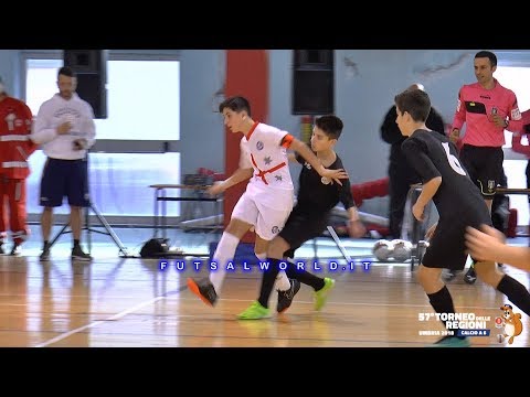 22/4/18 Torneo delle Regioni : Lombardia - Liguria , highlights , giovanissimi - futsal