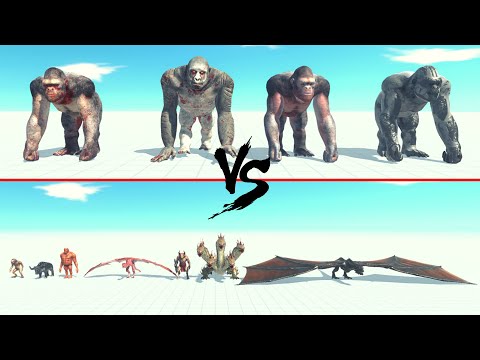 Goro The Giant Team Vs Fantasy Faction ARBS | Animal Revolt Battle Simulator