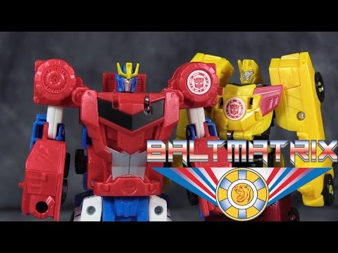 Transformers Robot In Disguise Combiner Force Crash Combiners PrimeStrong & BeeSide