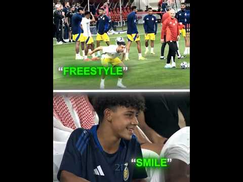 Ronaldo Jr Trying Dad Skills...🤯😂
