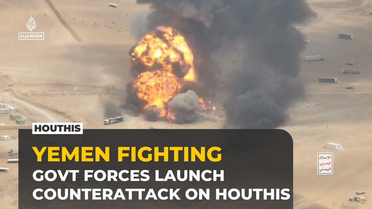 Yemen fighting escalates as gov’t forces launch air strikes on Houthi targets