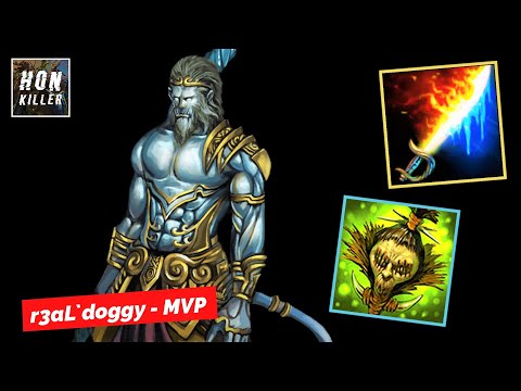 HoN Monkey King DAWNBRINGER with SHRUNKEN HEAD - MVP