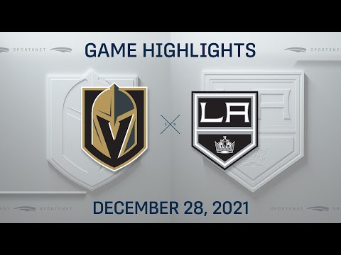NHL Highlights | Golden Knights vs. Kings - Dec 28, 2021