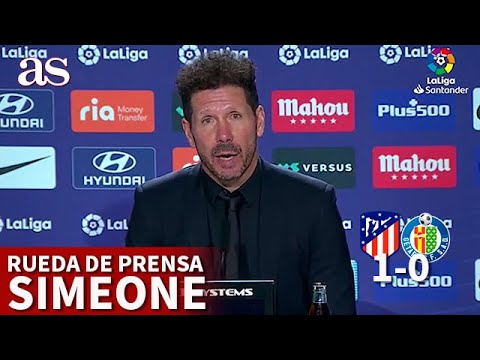 ATLÉTICO 1 - GETAFE 0 | SIMEONE's press conference | Diario AS