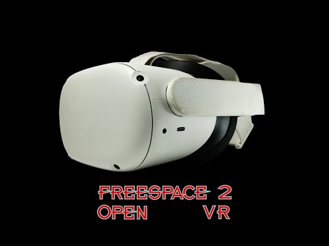 FreeSpace 2 Open Mission 1 Virtual Reality Gameplay (Oculus Quest 1 Link)