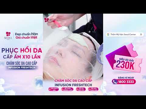 Cùng Ns. Việt Hương chăm da sáng khỏe, ẩm mướt với dịch vụ Chăm Sóc Da Cao Cấp Infusion FreshTech!