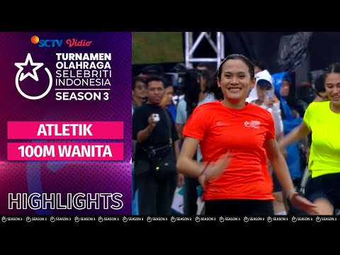 Highlights Atletik 100M Wanita | TOSI Season 3