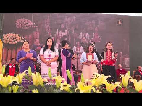 Li hkaw ka ta ui pi ve U Jimmy + Daw Hla LayYehˬ k'a tanˬ ve (50) hk'awꞈ biˇ ve bon chiˇ mvuh pawehˇ