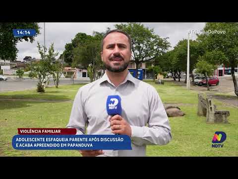Adolescente é apreendido suspeito de esfaquear parente em Papanduva
