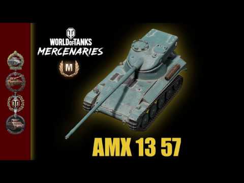 AMX 13 57 - De Langlade`s - Radley-Walters - Ace Tanker - WoT Console - Full HD 1080p - PS4 Pro