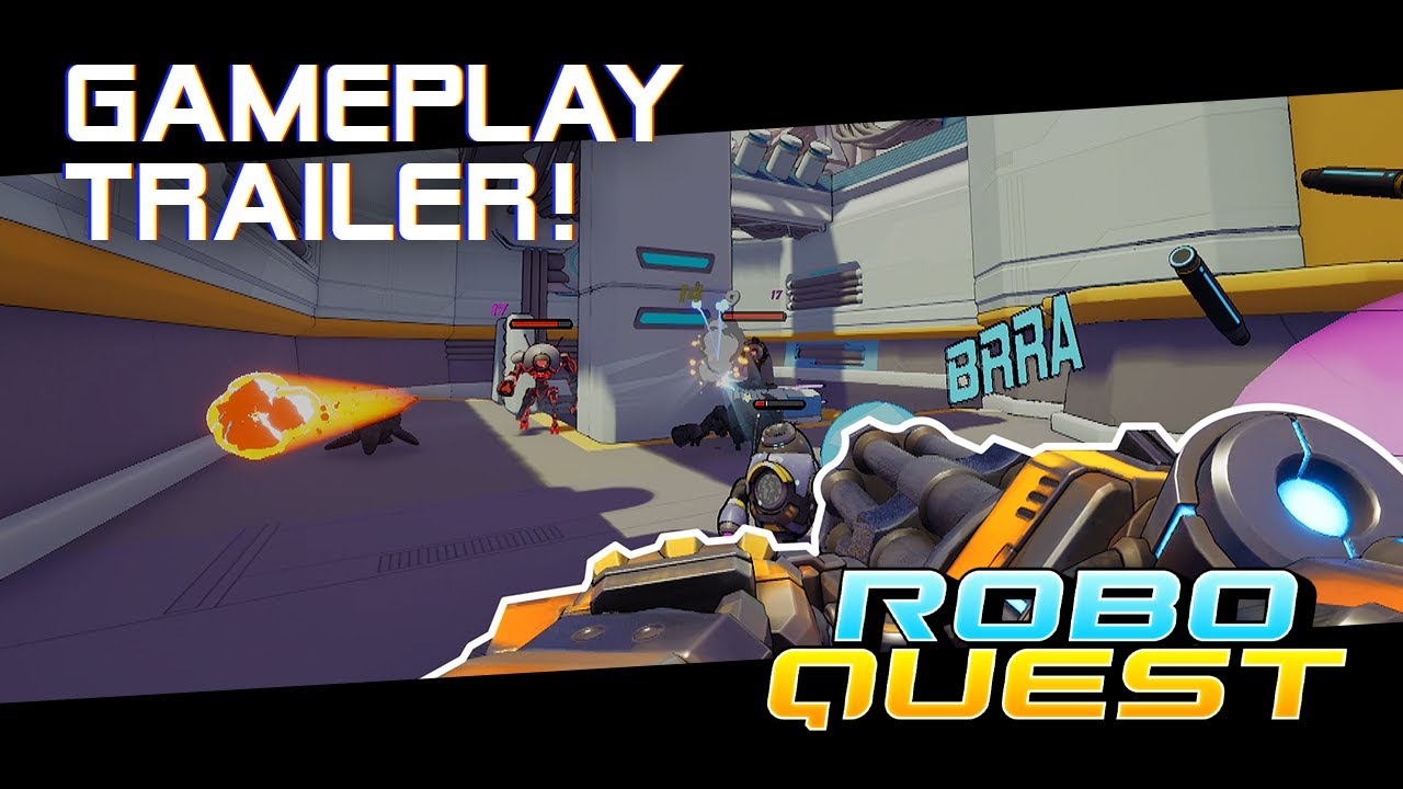 Обложка видео Официальный геймплейный трейлер Roboquest (2020)
