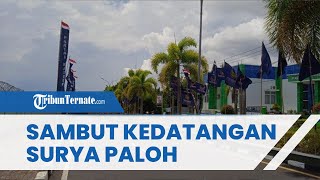 Bendera dan Baliho Partai NasDem Birukan Jalan Utama di Kota Ternate, Sambut Kedatangan Surya Paloh