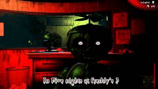 Five Nights at freddy's 3 Song (It's Time To Die) Sub Español.