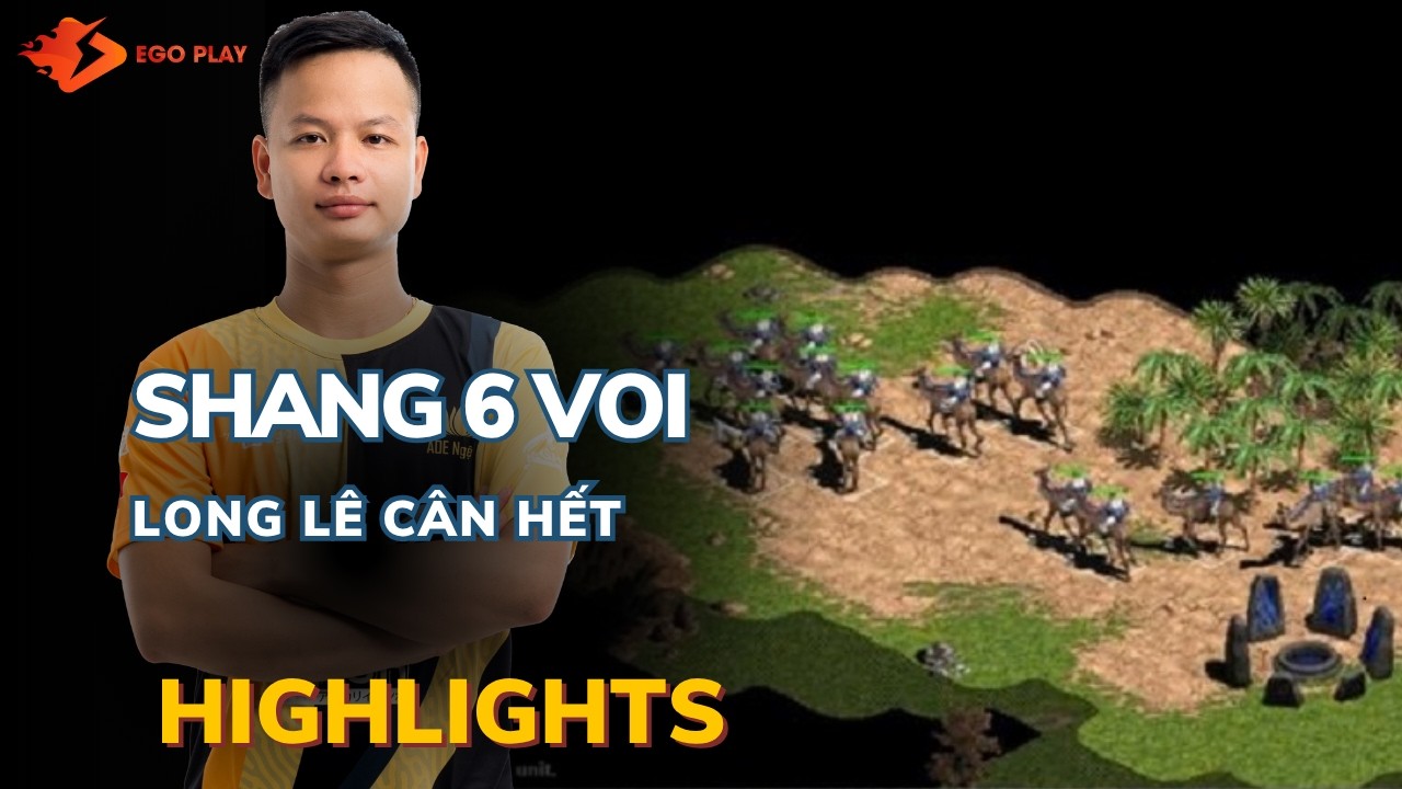 AoE Highlights: Hổ mọc thêm cánh Long Lê làm hết