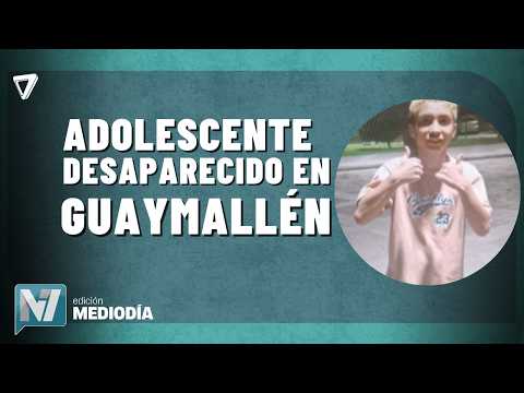 Buscan a Lautaro Jiménez: adolescente DESAPARECIDO en Guaymallén