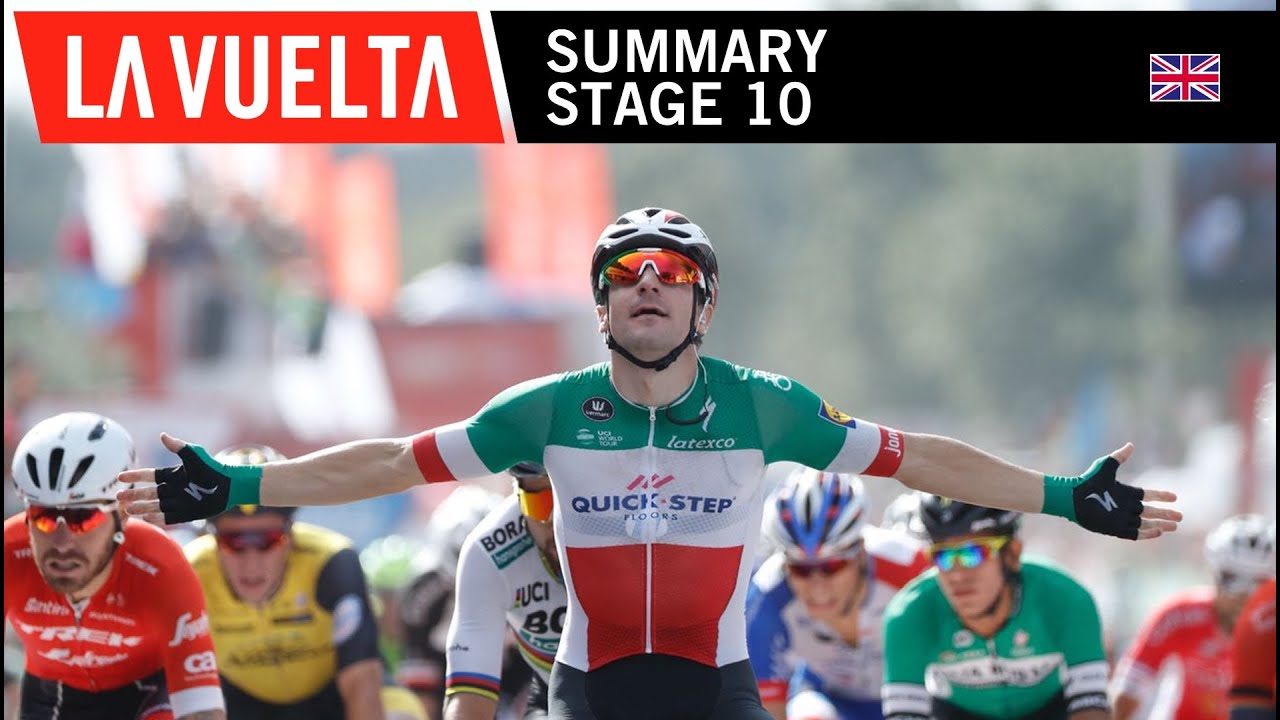 Summary - Stage 10 - La Vuelta 2018 - YouTube