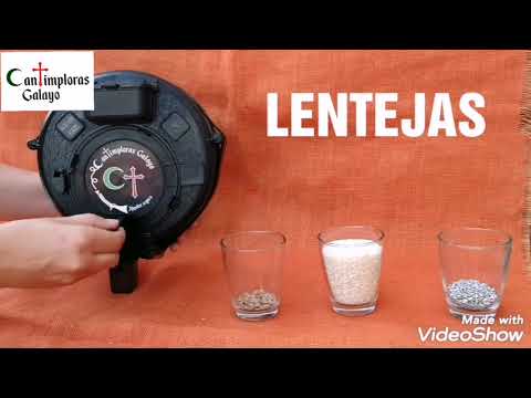 Dosificación con diferentes texturas y tamaños