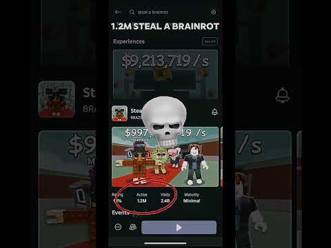 Steal a Brainrot beat Grow a Garden? #roblox #growagarden #shorts #trollface