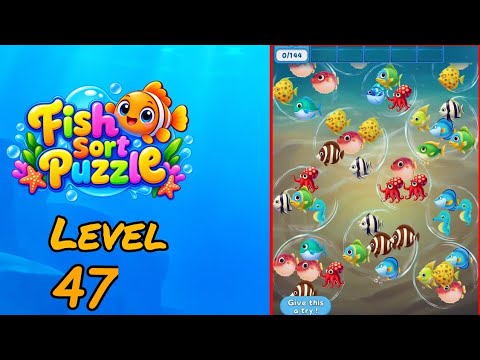 Fish Sort Puzzle Level 47 Walkthrough thumbnail