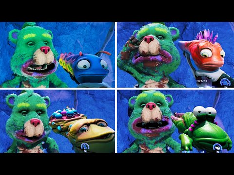 All Guns Reactions To The Dying Moplet - High On Life 2022