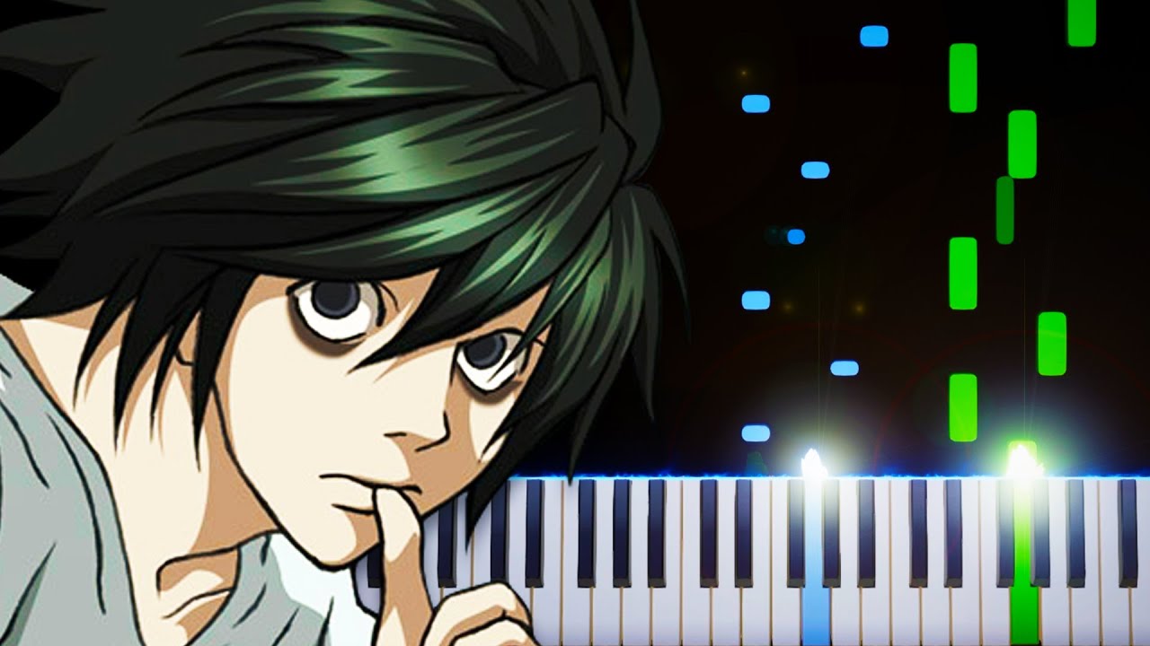 L's Theme (from Death Note) - Piano Tutorial