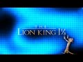 The Lion King 1½ Trailer But It S Blu Ray Scanning